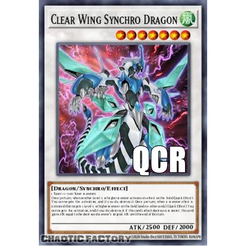 RA04-EN249 Clear Wing Synchro Dragon Quarter Century Secret Rare 1st Edition NM