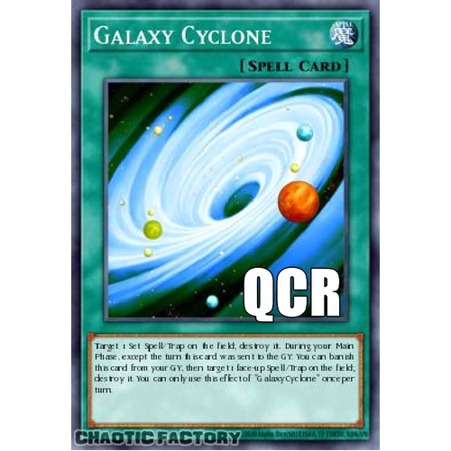 RA04-EN250 Galaxy Cyclone Quarter Century Secret Rare 1st Edition NM