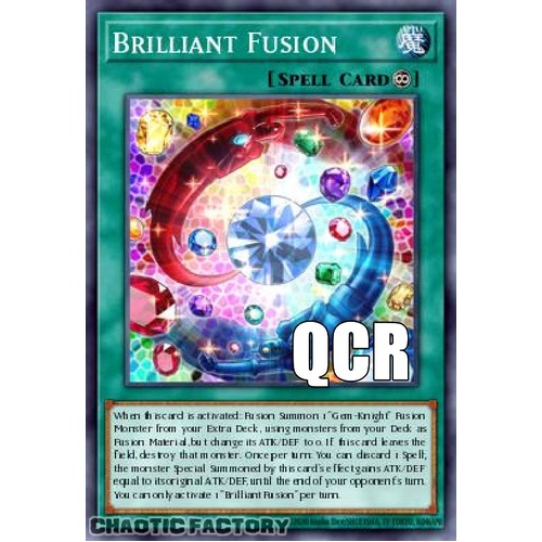 RA04-EN254 Brilliant Fusion Quarter Century Secret Rare 1st Edition NM