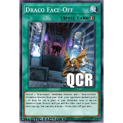 RA04-EN262 Draco Face-Off Quarter Century Secret Rare 1st Edition NM