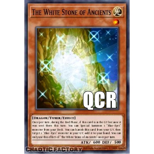 RA04-EN267 The White Stone of Ancients Quarter Century Secret Rare 1st Edition NM