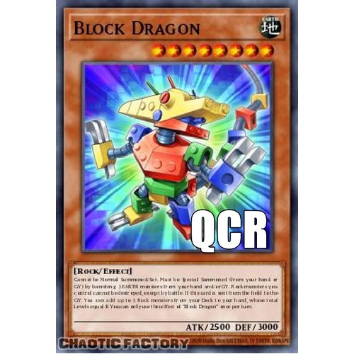 RA04-EN268 Block Dragon Quarter Century Secret Rare 1st Edition NM