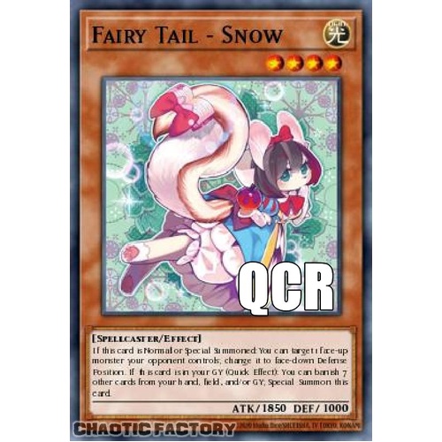 RA04-EN269 Fairy Tail - Snow Quarter Century Secret Rare 1st Edition NM
