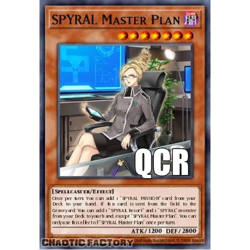 RA04-EN276 SPYRAL Master Plan Quarter Century Secret Rare 1st Edition NM