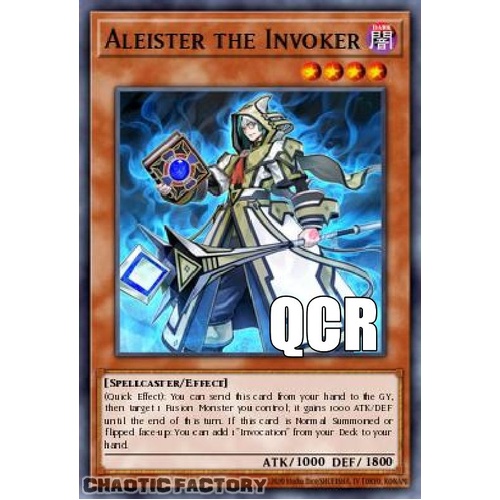 RA04-EN278 Aleister the Invoker Quarter Century Secret Rare 1st Edition NM