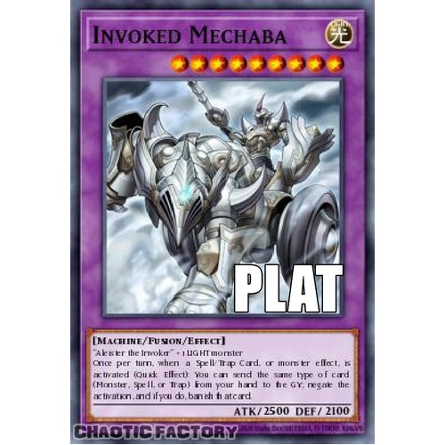 RA04-EN279 Invoked Mechaba Platinum Secret Rare 1st Edition NM