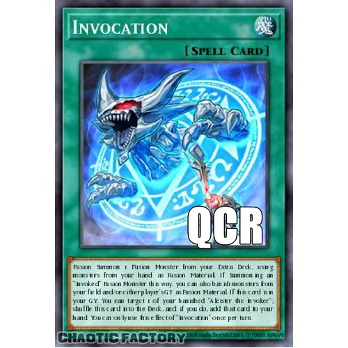 RA04-EN281 Invocation Quarter Century Secret Rare 1st Edition NM