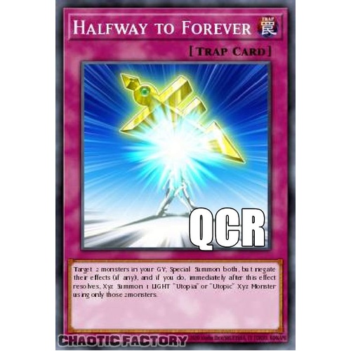 RA04-EN285 Halfway to Forever Quarter Century Secret Rare 1st Edition NM