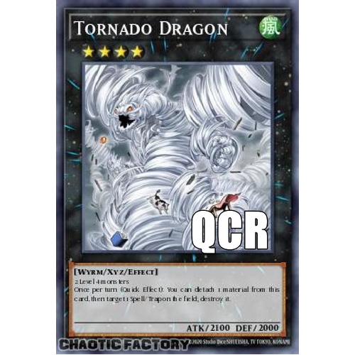 RA04-EN289 Tornado Dragon Quarter Century Secret Rare 1st Edition NM