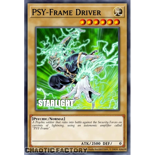 RA05-EN002 PSY-Frame Driver Starlight Rare 1st Edition NM