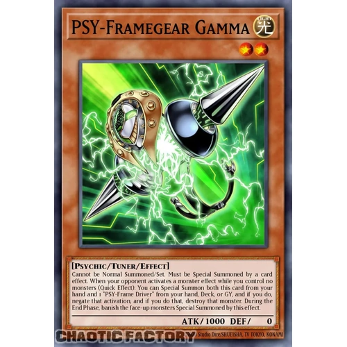 RA05-EN006 PSY-Framegear Gamma Collector's Rare 1st Edition NM