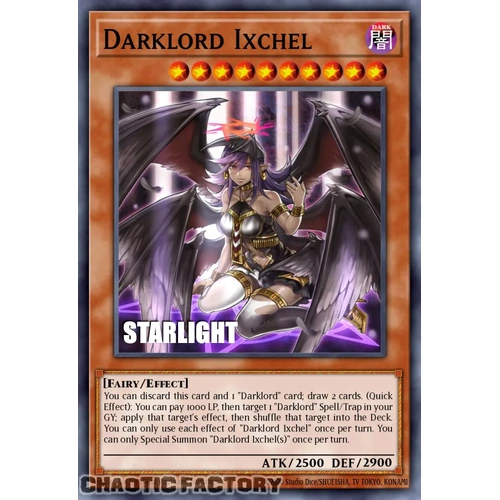 RA05-EN010 Darklord Ixchel Starlight Rare 1st Edition NM