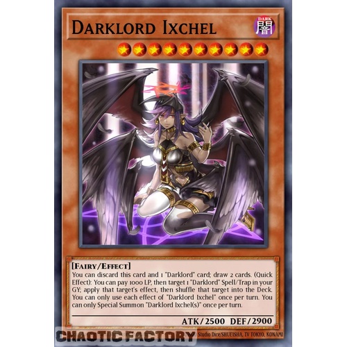 RA05-EN010 Darklord Ixchel Ultimate Rare 1st Edition NM