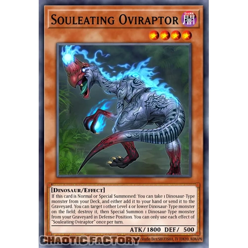 RA05-EN011 Souleating Oviraptor Super Rare 1st Edition NM