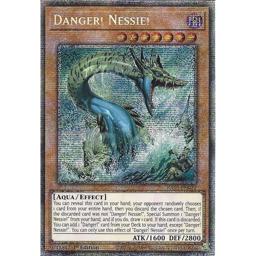 RA05-EN012 Danger! Nessie! Starlight Rare 1st Edition NM