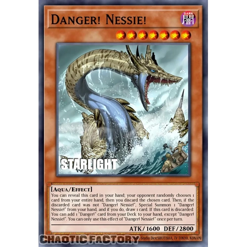 RA05-EN012 Danger! Nessie! Starlight Rare 1st Edition NM