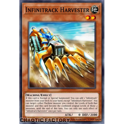 RA05-EN014 Infinitrack Harvester Platinum Rare 1st Edition NM