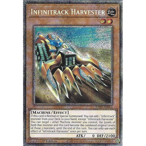 RA05-EN014 Infinitrack Harvester Starlight Rare 1st Edition NM