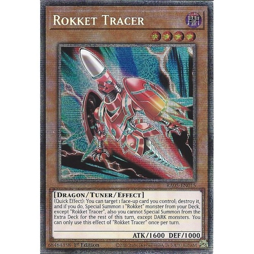 RA05-EN015 Rokket Tracer Starlight Rare 1st Edition NM