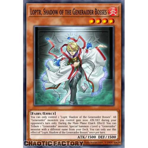RA05-EN016 Loptr, Shadow of the Generaider Bosses Ultra Rare 1st Edition NM