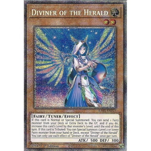 RA05-EN017 Diviner of the Herald Starlight Rare 1st Edition NM