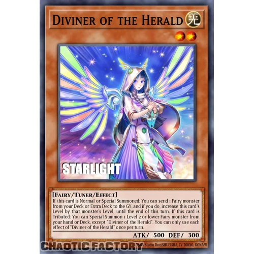 RA05-EN017 Diviner of the Herald Starlight Rare 1st Edition NM