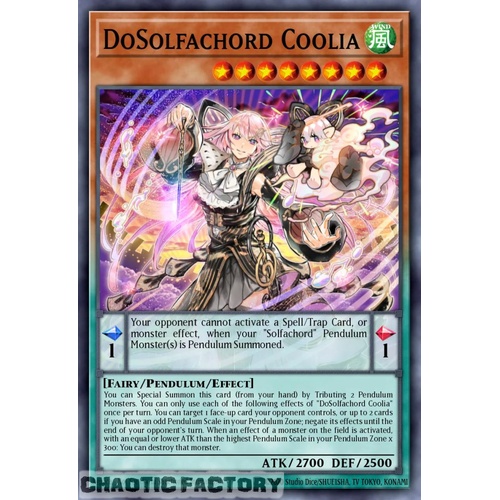 RA05-EN018 DoSolfachord Coolia Ultimate Rare 1st Edition NM