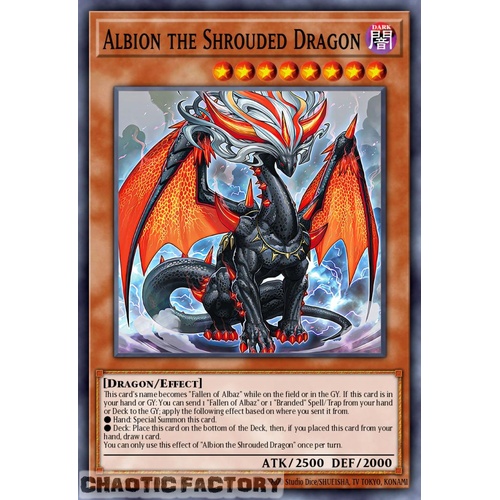 RA05-EN019 Albion the Shrouded Dragon Ultimate Rare 1st Edition NM