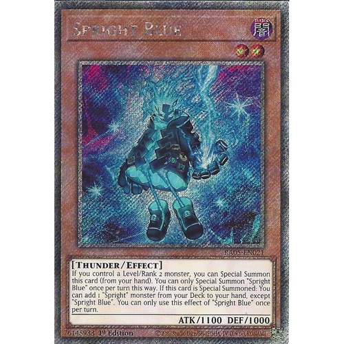 RA05-EN021 Spright Blue Platinum Rare 1st Edition NM