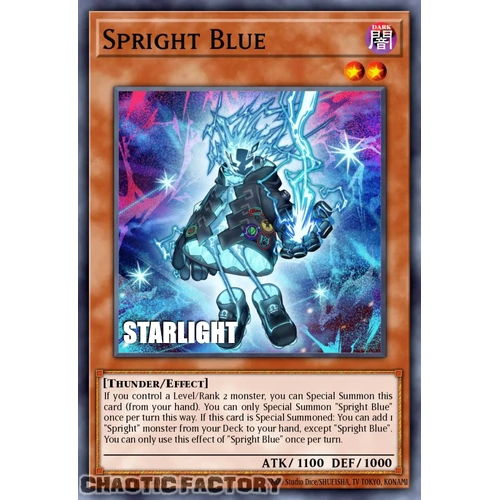 RA05-EN021 Spright Blue Starlight Rare 1st Edition NM