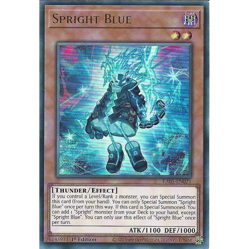 RA05-EN021 Spright Blue Ultra Rare 1st Edition NM