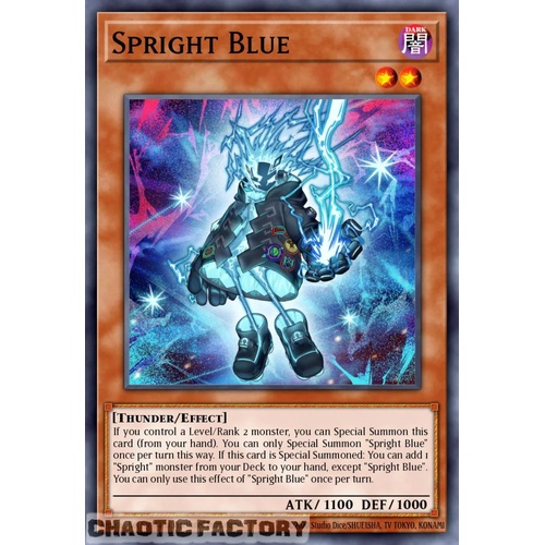 RA05-EN021 Spright Blue Ultimate Rare 1st Edition NM