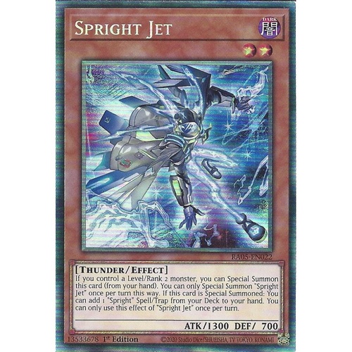 RA05-EN022 Spright Jet Collector's Rare 1st Edition NM