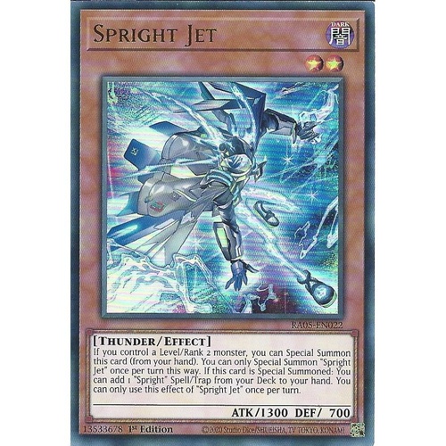 RA05-EN022 Spright Jet Ultra Rare 1st Edition NM