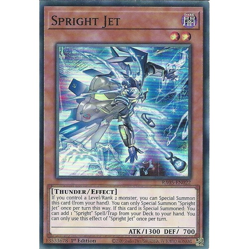 RA05-EN022 Spright Jet Super Rare 1st Edition NM
