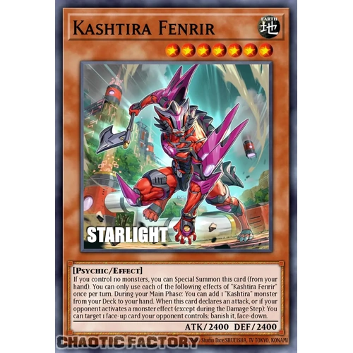 RA05-EN024 Kashtira Fenrir Starlight Rare 1st Edition NM