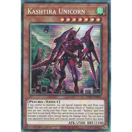 RA05-EN025 Kashtira Unicorn Collector's Rare 1st Edition NM