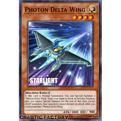 RA05-EN026 Photon Delta Wing Starlight Rare 1st Edition NM
