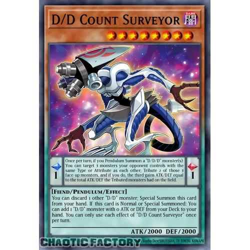 RA05-EN034 D/D Count Surveyor Super Rare 1st Edition NM