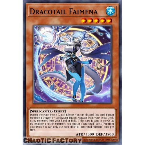 RA05-EN035 Dracotail Faimena Ultimate Rare 1st Edition NM