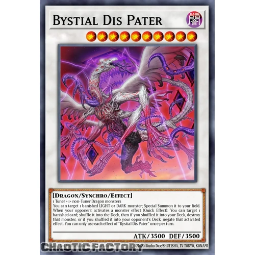 RA05-EN041 Bystial Dis Pater Platinum Rare 1st Edition NM