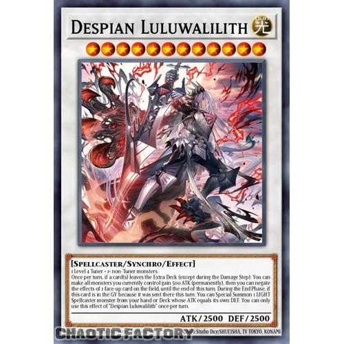 RA05-EN042 Despian Luluwalilith Platinum Rare 1st Edition NM