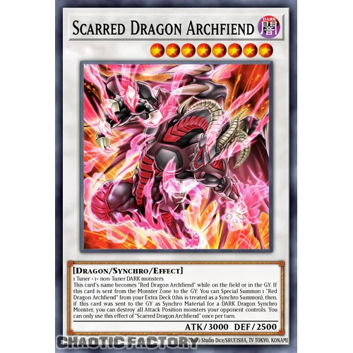 RA05-EN044 Scarred Dragon Archfiend Ultra Rare 1st Edition NM