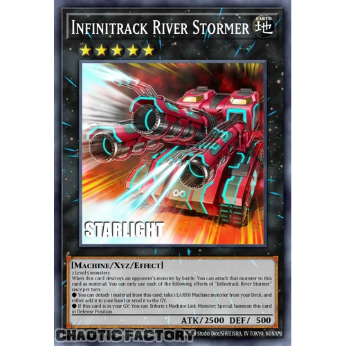 RA05-EN049 Infinitrack River Stormer Starlight Rare 1st Edition NM