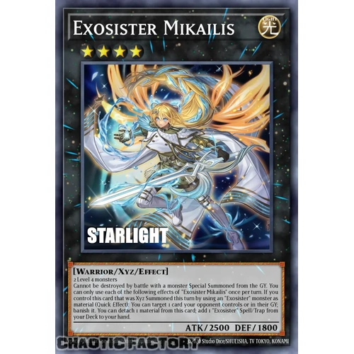 RA05-EN050 Exosister Mikailis Starlight Rare 1st Edition NM