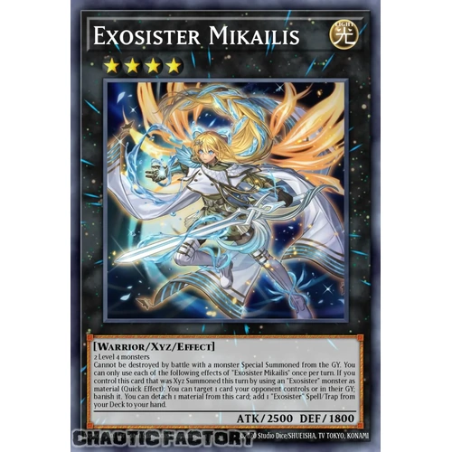 RA05-EN050 Exosister Mikailis Super Rare 1st Edition NM
