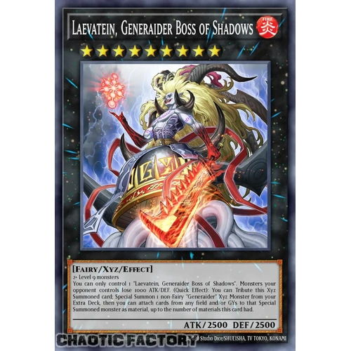 RA05-EN051 Laevatein, Generaider Boss of Shadows Ultra Rare 1st Edition NM