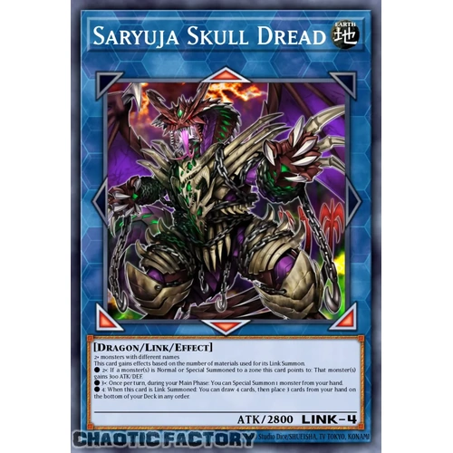 RA05-EN053 Saryuja Skull Dread Collector's Rare 1st Edition NM