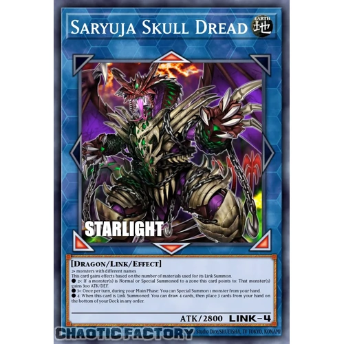 RA05-EN053 Saryuja Skull Dread Starlight Rare 1st Edition NM