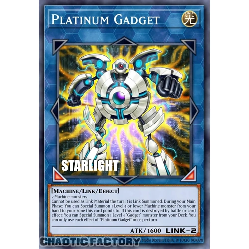 RA05-EN054 Platinum Gadget Starlight Rare 1st Edition NM